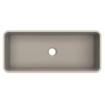 Arcqua Case vasque à poser - rectangulaire - 60x26cm - argile mate SW1209092