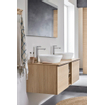 Duravit D-Neo lavabo à poser 12,5x40cm sans trou de robinetterie céramique Blanc SW640500