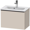 Duravit D-neo Meuble sous vasque 61x37.2x44cm 1 tiroir Taupe mat SW640923