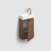 Clou InBe Fonteinonderkast - 36x55x18cm - rechts - donker eiken SW1209482