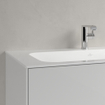 Villeroy & Boch Finion lavabo à poser sur meuble - 1 trou de robinetterie 100x50cm - ceramic+ sans trop-plein blanc SW106528