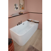 Villeroy & Boch Loop & friends baignoire îlot - 180x80cm - angle droit - Acrylique Blanc Alpin brillant SW762314