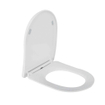 Wiesbaden Vesta Tornado WC suspendu rimless avec chasse d'eau Tornado et revêtement nano avec abattant WC Shade slim softclose et quick release finition brillante blanche SW856603