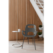 Chaise designer Umbra Oh 62x61x86cm pour intérieur et extérieur en polyester résistant aux intempéries charbon. SW539674