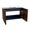Mondiaz JOYA-DLUX 70cm toiletmeubel - kleur Walnut - Wastafel FAYE positie Midden 1 kraangat kleur Saba. SW1424634