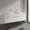 Villeroy & Boch Legato meuble sous-lavabo - 160x55cm - 4 tiroirs Blanc brillant SW479599