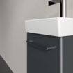 Villeroy & Boch Avento meuble sous-lavabo 1 porte 34x51.4x20.2cm gauche crystal grey SW448409