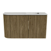 Mondiaz JOYA-DLUX 71.6cm toiletmeubel - ronding links kleur Dusk - Wastafel FAYE positie Rechts Zonder kraangat kleur Opalo. SW1423374