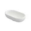 INK One vasque à poser - 33x19x10cm - ovale - polystone blanc mat SW440120