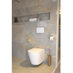 QeramiQ Push Plaque de commande DualFlush pour bâti-support Geberit UP320 Métal Rond blanc mat SW706190