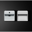 Clou Flush fontein 28x27cm inclusief plug met kraangat keramiek glanzend wit SW106235