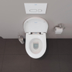 Toilettes Duravit No.1 sur pied - 48x37x40cm - à fond creux - sans bride - brillant blanc SW723748
