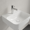 Villeroy & Boch Finion lave-mains 1 trou de robinet 43x39cm - ceramic+ sans trop-plein blanc SW106450