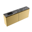 MONDIAZ TURE-DLUX Meuble toilette - 120cm - Oro - EDEN - vasque Lava - position gauche - 1 trou de robinet SW1103946