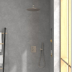 Villeroy & Boch Universal Showers douche de tête - 35cm - Rond - Nickel brossé mat (inox) SW974346