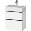 Duravit D-neo Meuble sous vasque 58.4x37.2x62.5cm 2 tiroirs Blanc mat SW641053