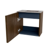 Mondiaz JOYA-DLUX Meuble de toilette 40cm - couleur Walnut - Vasque FAYE position Droite Sans trou de robinet couleur Oza SW1424549