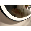Hansgrohe Xarita Lite S Miroir - 90cm - rond - éclairage led - capteur - noir mat SW1165147