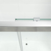 Marenza Slide Quick Fit Badwand - 2 delige schuifdeur - 170x150cm - 6mm veiligheidsglas - anti kalk - chroom SW238236