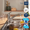 GROHE StartGo Mitigeur évier - bas - chrome SW706609