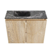 MONDIAZ TURE-DLUX Meuble WC 60 cm Washed Oak. EDEN lavabo Lava position gauche. Sans trou de robinet. SW1104099