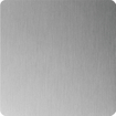 Villeroy & Boch Accessoires Couvercle de bonde 12.8x12.8x6cm - en acier inoxydable brossé sans antidérapant pure metal SW392289
