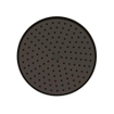 Crosswater MPRO INDUSTRIAL Pomme de douche - 20cm - sans bras de douche - traitement anti-calcaire - noir mat SW487378