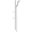 Hansgrohe Raindance Select S Unica E Ensemble de douche 150cm avec douchette Raindance Select S 120 3 jets avec porte-savon et flexible Isiflex B 160cm Chrome SW157207