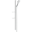 Hansgrohe Raindance Select S Unica Ensemble de douche - barre coulissante - douchette Raindance Select S 120 3 jets - porte-savon - 150cm - flexible de douche 160cm - chrome SW157207