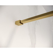 FortiFura Galeria barre de renfort rallongée 200cm pour douche à l'italienne - avec kit de fixation - Laiton brossé SW927770