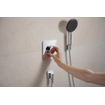 hansgrohe FixFit Fine Q Muuraansluitbocht - zonder terugslagklep - chroom SW1388216