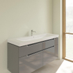 Villeroy & Boch Subway 2.0 lavabo-meuble - 130x47cm - 1 trou de robinet avec trop-plein blanc 1024046