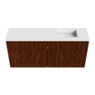 Mondiaz JOYA 90cm meuble de salle de bains - couleur Ruby - Vasque FAYE position Droite 1 trou de robinet couleur Talc. SW1421748
