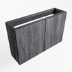 Mondiaz FOWY fonteinonderkast - 70x22x50cm - 2 deuren - push to open - softclose - Antracite SW1016806
