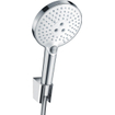 Hansgrohe Raindance Select S PortersS badset met S 120 3jet handdouche met wandhouder met Isiflex`B doucheslang 160cm chroom 0605448