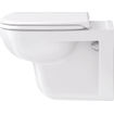 Duravit D-code Abattant de WC 43x36x4cm compact Plastique blanc Brillant SW46980