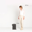 Brabantia NewIcon Poubelle 12 litres avec seau intérieur en plastique Passion Red SW767517