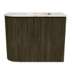 Mondiaz JOYA-DLUX 51.6cm toiletmeubel - ronding links kleur Shadow - Wastafel FAYE positie Rechts 1 kraangat kleur Frappe. SW1422682