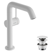 Hansgrohe Tecturis s Mitigeur lavabo - bonde clic clac - bec 15.4cm rotatif - Blanc mat SW918662