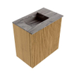 Mondiaz JOYA-DLUX Meuble de toilette 40cm - couleur Oak - Lavabo FAYE position Gauche Sans trou de robinet couleur Sombra SW1424258