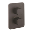 Crosswater Atoll Crossbox thermostatique - encastré - avec partie apparente - 2 fonctions - noir mat SW1224154