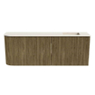 Mondiaz JOYA-DLUX 111.6cm toiletmeubel - ronding links kleur Dusk - Wastafel FAYE positie Rechts 1 kraangat kleur Meli. SW1425872