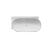 Duravit Quadroval vidage de baignoire et ensemble de trop-plein avec bonde chromé 0313535