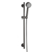 Wiesbaden UniMatch Cadans glijstangset compleet met handdouche 3 standen Ø 8 cm gunmetal PVD SW454658