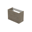INK Versus Fonteinkast - 36x18x27cm - 1 deur - greeploos of tbv grepen - links- en rechtsdraaiend - MFC - Greige eiken SW352431