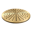 Brauer Gold Carving douche thermostatique à bouton-poussoir 64 30cm pommeau de douche douche murale courbée barre de douche à main flexible coulissant intégré pvd brossé or SW925639