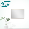 FugaFlow Eccelente Arredo 2.0 Miroir salle de bains 100x70cm avec éclairage LED supérieur avec interrupteur capteur SW1123398