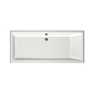 Xenz Kristal Ligbad - 170x75x48 - afvoer Midden - acryl - wit mat SW378451
