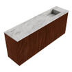 Mondiaz JOYA-DLUX 100cm toiletmeubel - kleur Ruby - Wastafel FAYE positie Rechts 1 kraangat kleur Glace. SW1423566