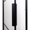 Riho Grid draaideur XL 120x200cm zwart profiel en helder glas SW258585